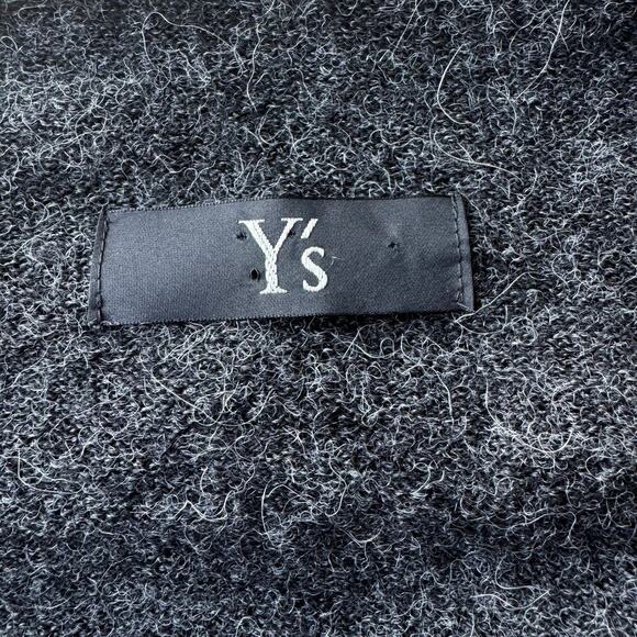 Y’s YOHJI YAMAMOTO 3 Button long Cardigan Alpaca Wool Blend - Picture 4 of 5